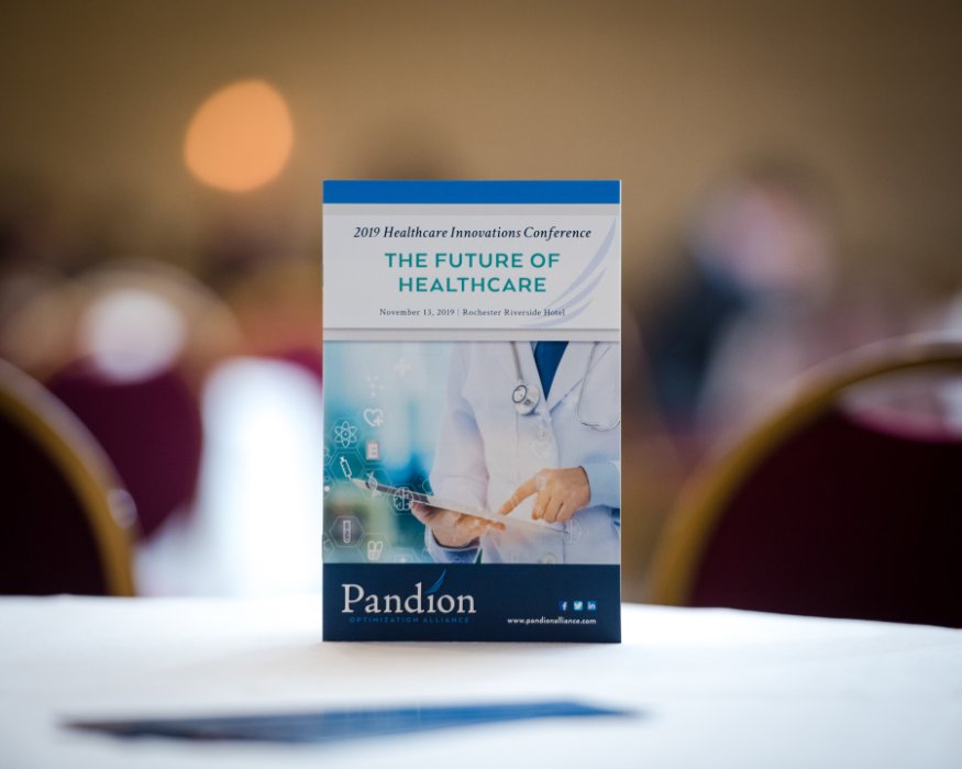 Pandion brochure at the Pandion Optimization Alliance 2019 Healthcare Innovations Conference