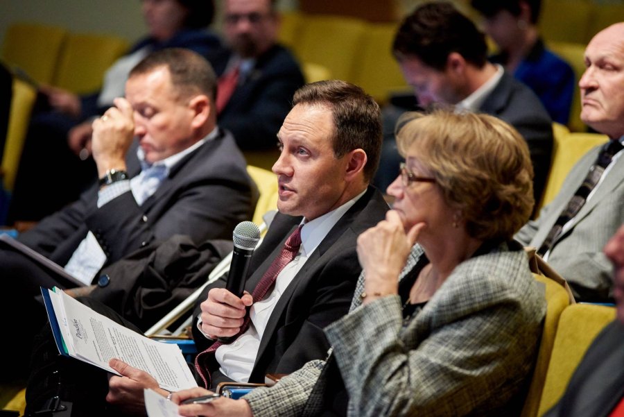 participants at the Pandion Optimization Alliance 2018 Rochester Candidates Forum