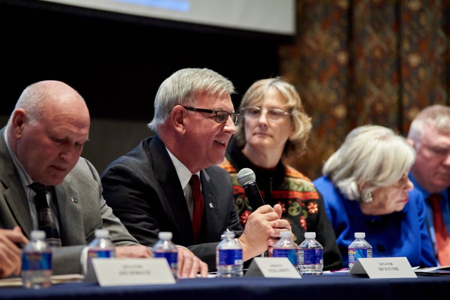 participants at the Pandion Optimization Alliance 2018 Rochester Candidates Forum