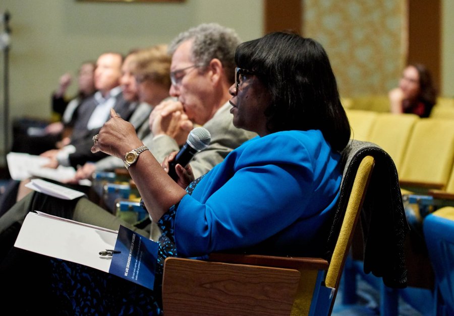 participants at the Pandion Optimization Alliance 2018 Rochester Candidates Forum