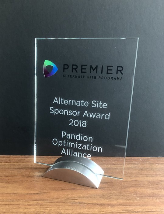 Pandion's 2018 Premier Alternate Site Sponsor Award