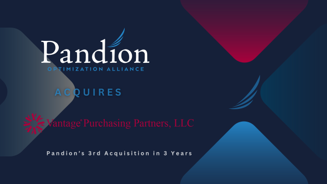 Graphic announcing Pandion's acquisition of Vantage