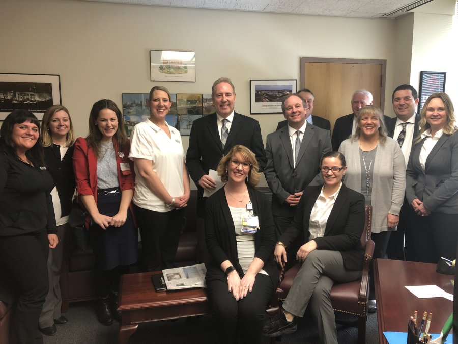 meeting at Pandion Healthcare Advocacy and Education 2019 Advocacy Day