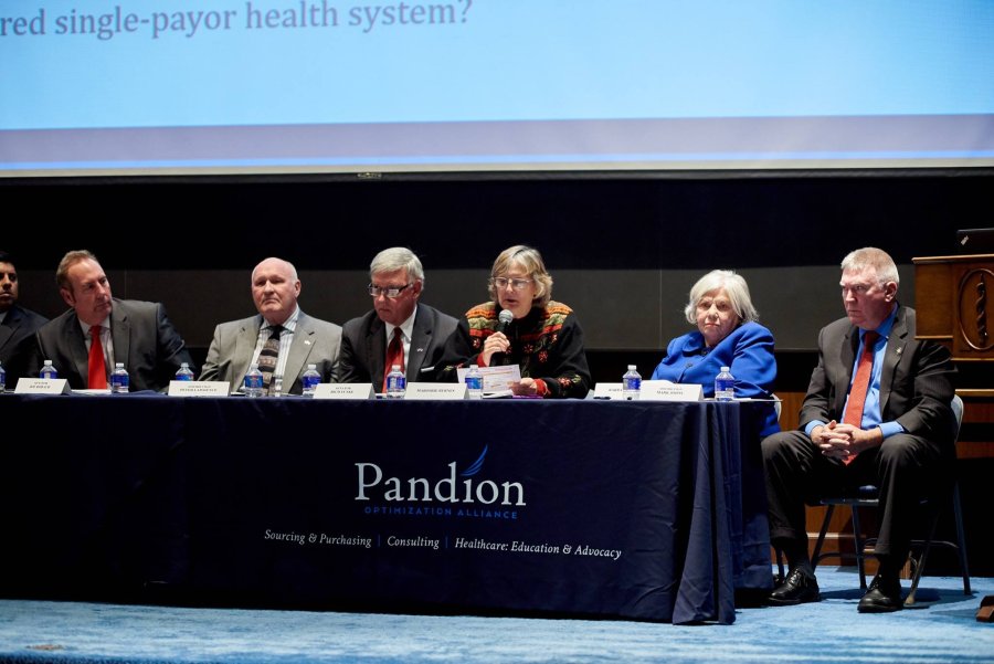 participants at the Pandion Optimization Alliance 2018 Rochester Candidates Forum