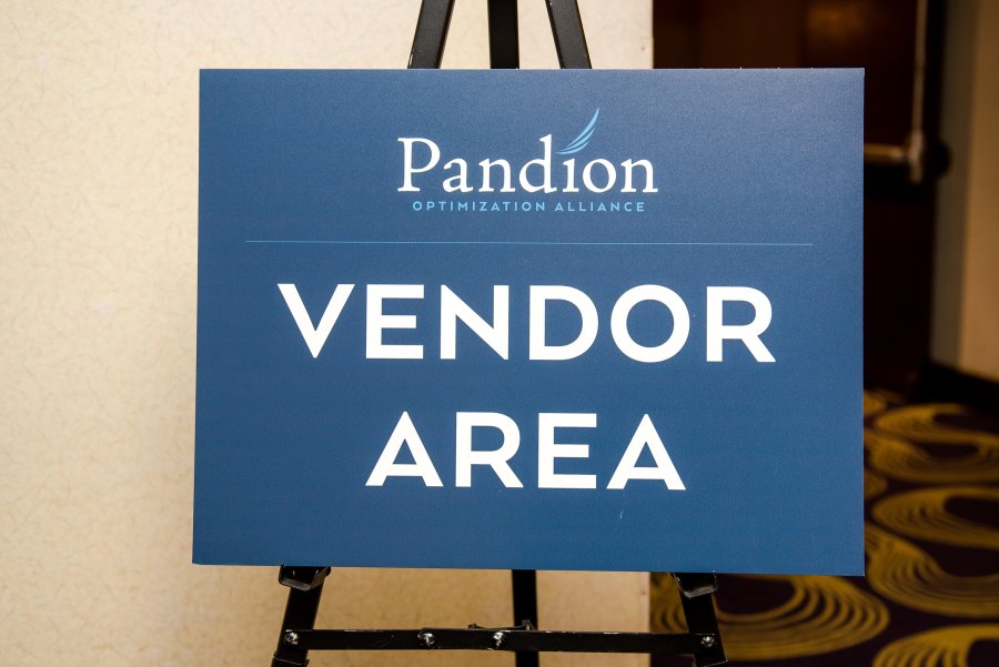 vendor area at the Pandion Optimization Alliance 2019 Healthcare Innovations Conference