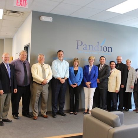 Pandion board members meet with Susan DeVore, President of Premier Inc.