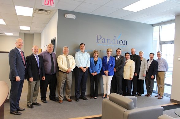 Pandion board members meet with Susan DeVore, President of Premier Inc.