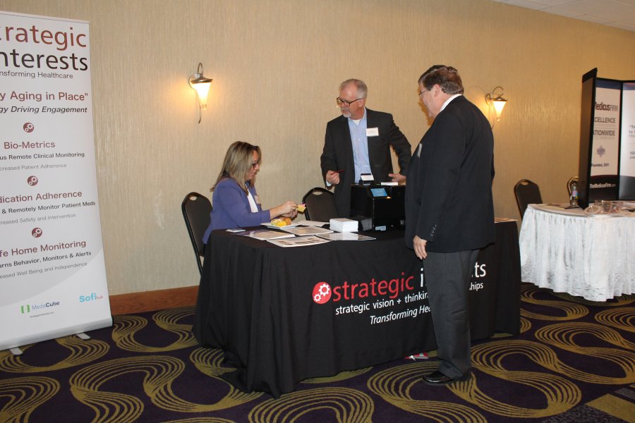 Pandion table at 2018 Healthcare innovations conference