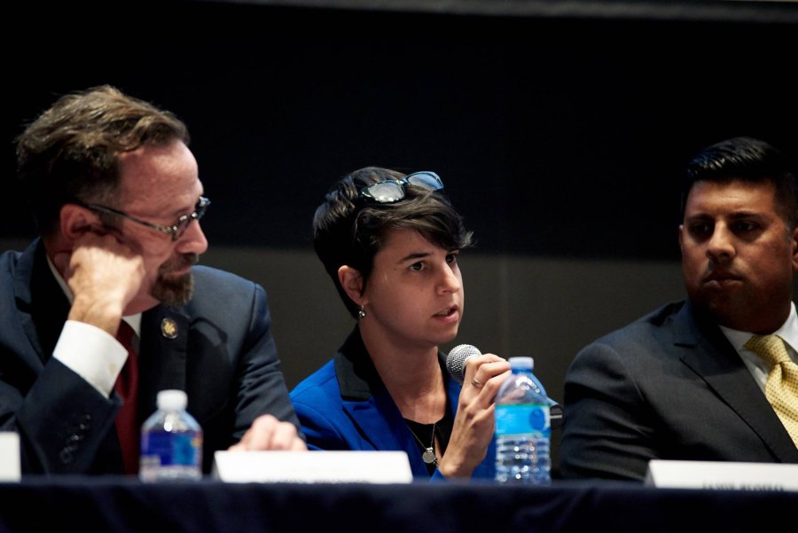 participants at the Pandion Optimization Alliance 2018 Rochester Candidates Forum