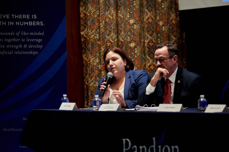 participants at the Pandion Optimization Alliance 2018 Rochester Candidates Forum