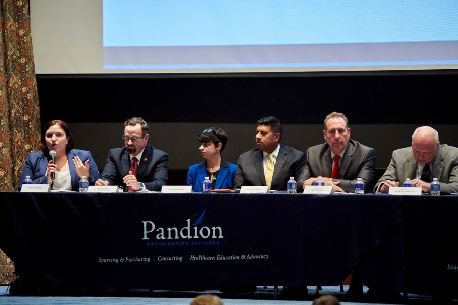 participants at the Pandion Optimization Alliance 2018 Rochester Candidates Forum