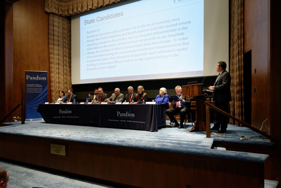 participants at the Pandion Optimization Alliance 2018 Rochester Candidates Forum