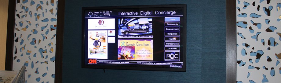 Digital sign use in industries ranging from healthcare, education, retail, hospitality, and more.