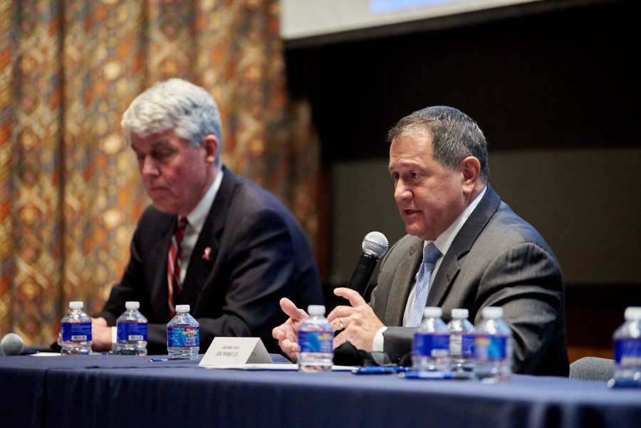 participants at the Pandion Optimization Alliance 2018 Rochester Candidates Forum