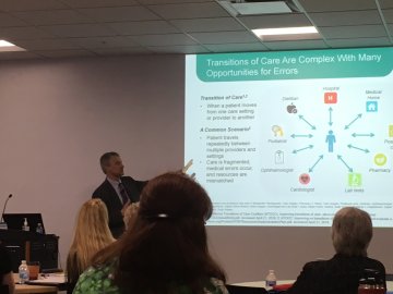 Dr. William Warning, Program Director, Crozer-Keystone Family Medicine speaks at Pandion Optimization Alliance's 2nd Annual Joint Nurse Executive & Quality Seminar 